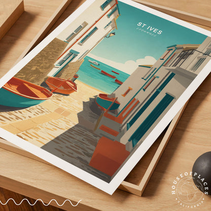 St Ives travel poster – view 7