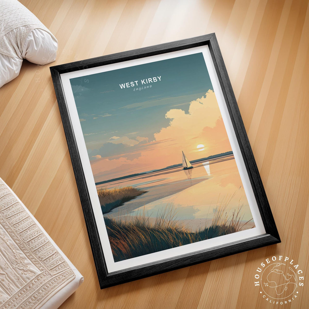 West Kirby travel poster – view 2