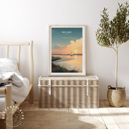 West Kirby travel poster – view 3
