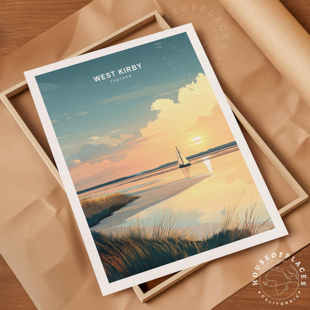 West Kirby travel poster – view 4