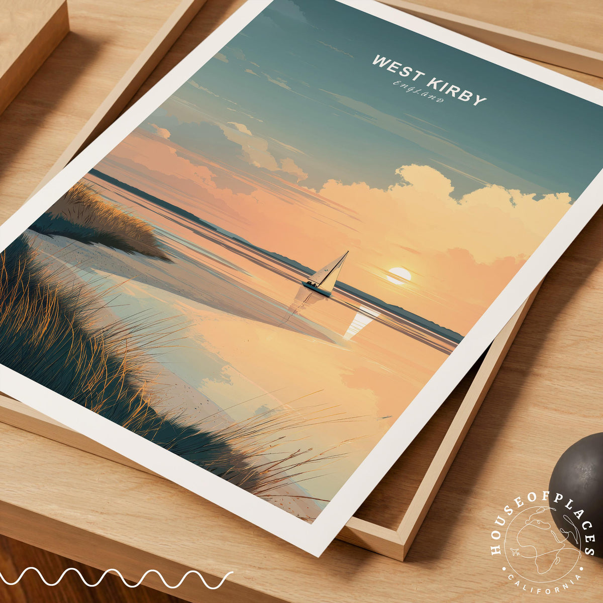 West Kirby travel poster – view 7
