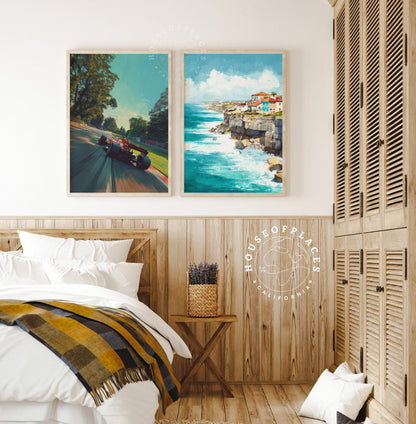 Monza travel poster – view 9