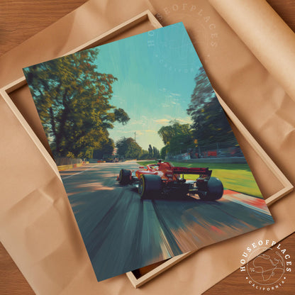Monza travel poster – view 4