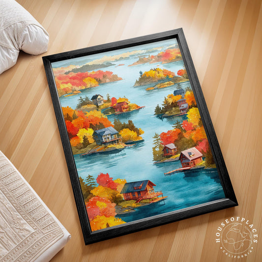 Thousand Islands travel poster – view 2