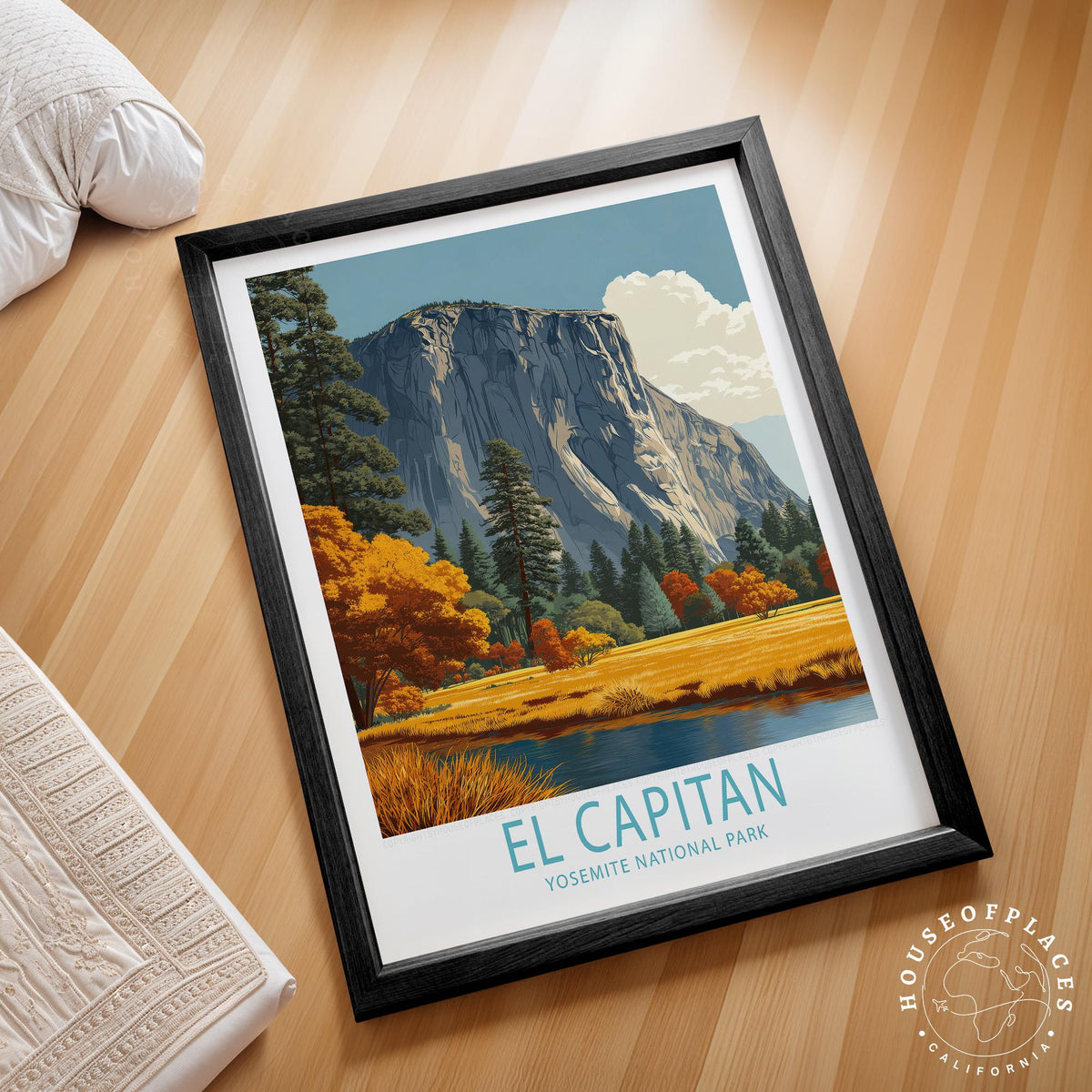 El Capitan Yosemite travel poster – view 2