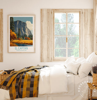 El Capitan Yosemite travel poster – view 6