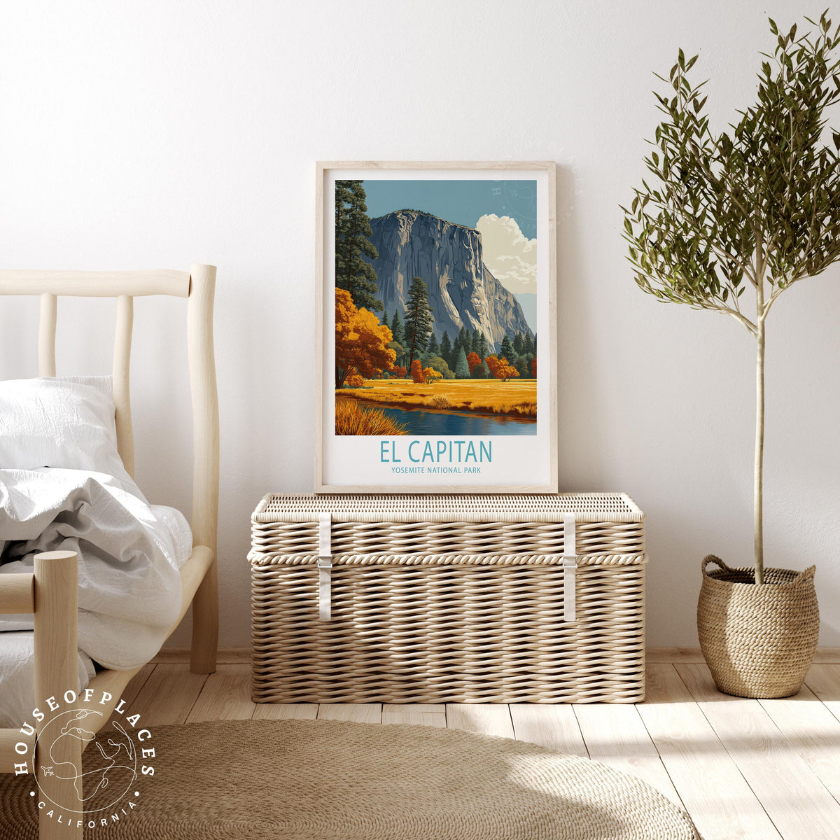 El Capitan Yosemite travel poster – view 3