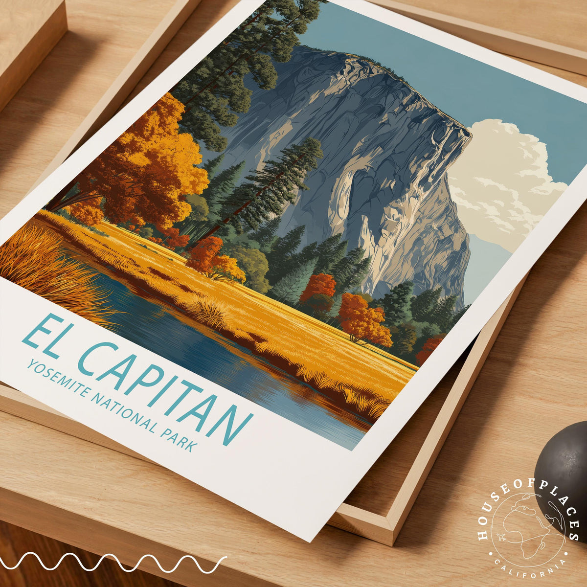 El Capitan Yosemite travel poster – view 7
