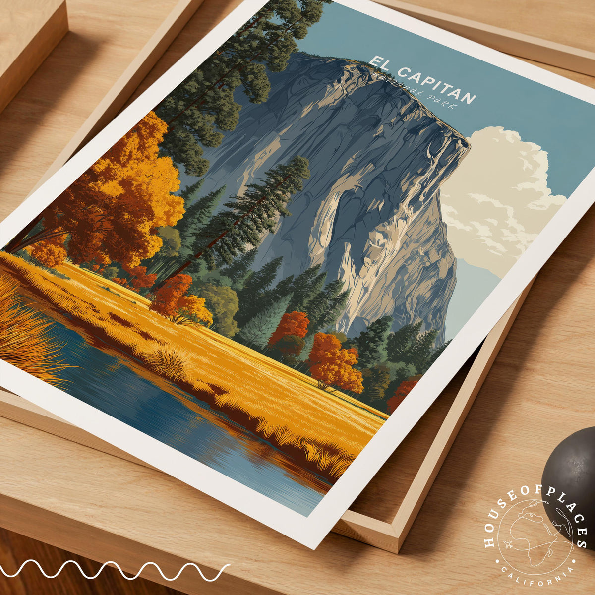 El Capitan Yosemite travel poster – view 7
