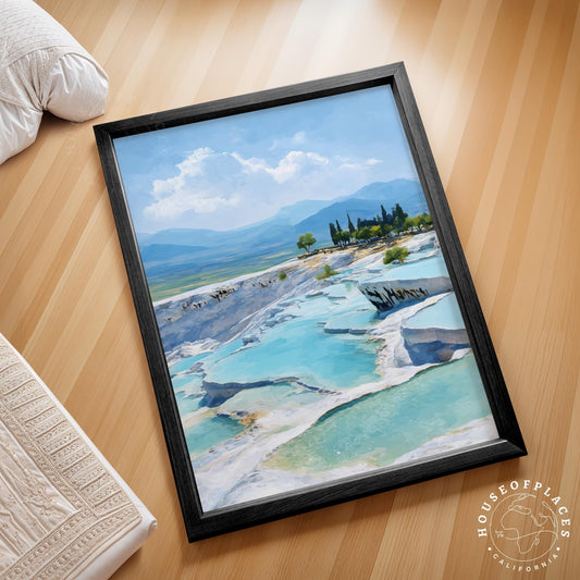 Pamukkale travel poster – view 2