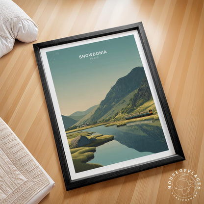 Snowdonia travel poster – view 2