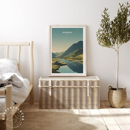 Snowdonia travel poster – view 3