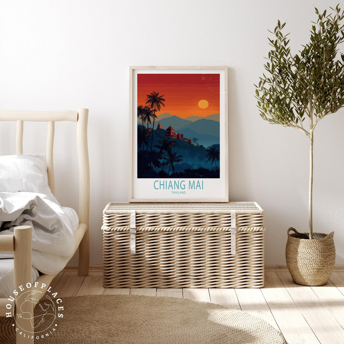 Chiang Mai travel poster – view 3