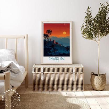 Chiang Mai travel poster – view 3
