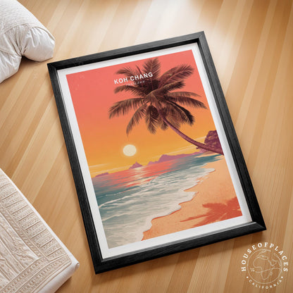 Koh Chang travel poster – view 2