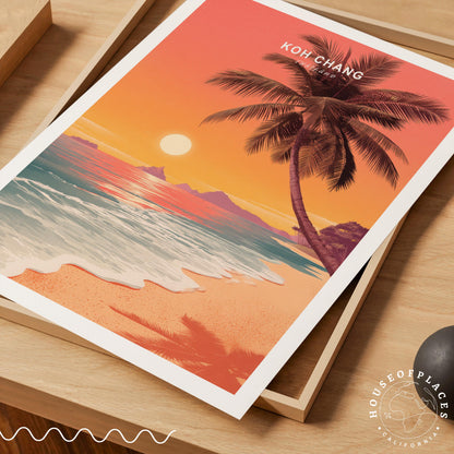 Koh Chang travel poster – view 7