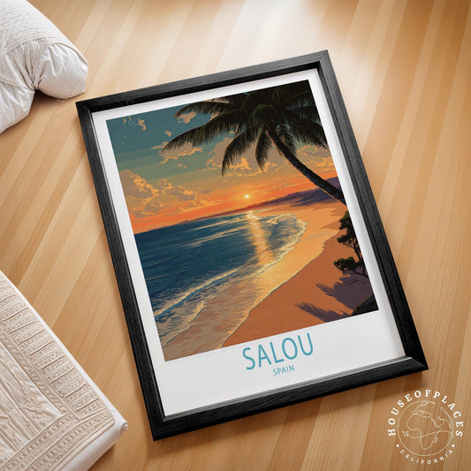 Salou travel poster – view 2