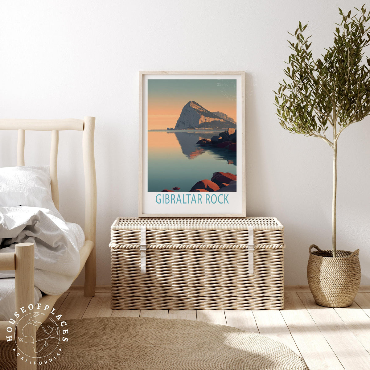 Gibraltar Rock travel poster – view 3