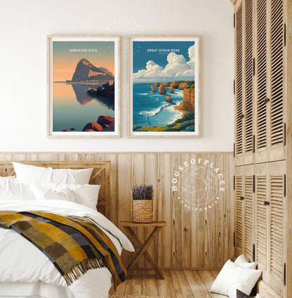 Gibraltar Rock travel poster – view 9
