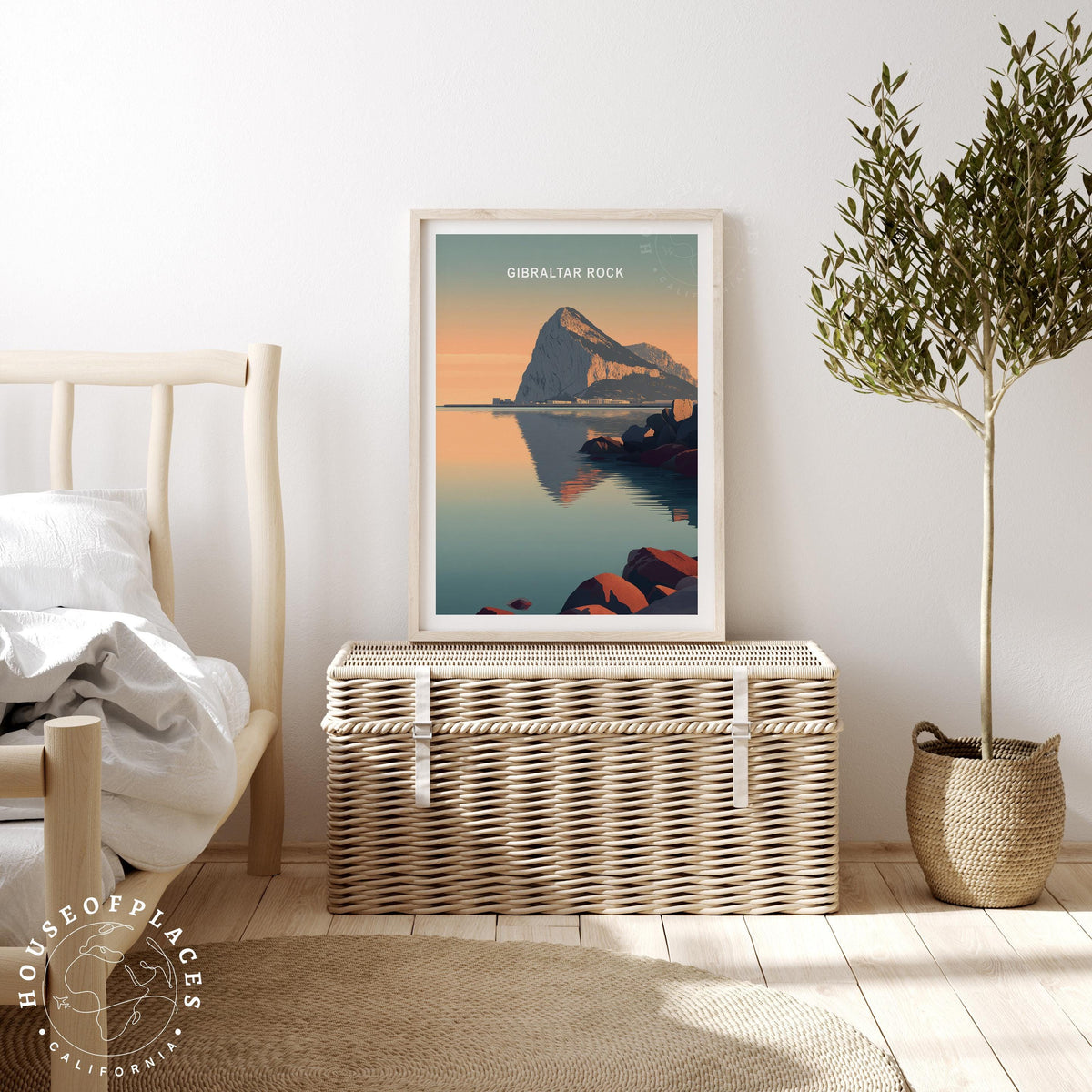 Gibraltar Rock travel poster – view 3