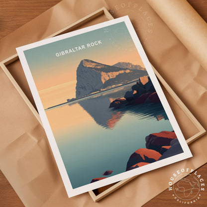 Gibraltar Rock travel poster – view 4