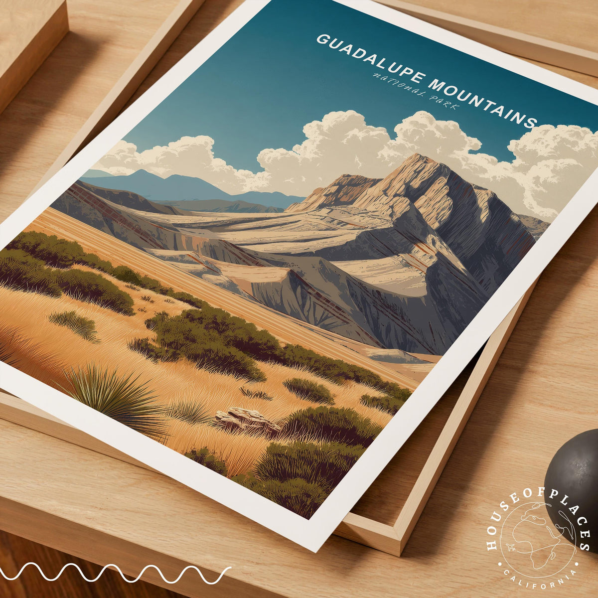 Guadalupe Mountains National Park travel poster – view 7
