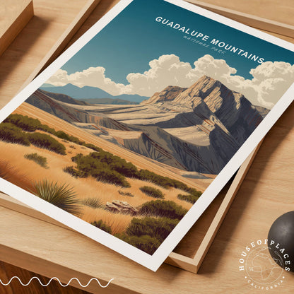 Guadalupe Mountains National Park travel poster – view 7