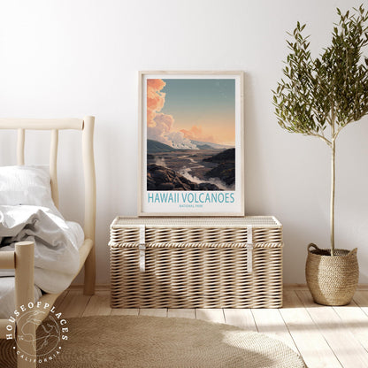 Hawaii Volcanoes National Park travel poster – view 3