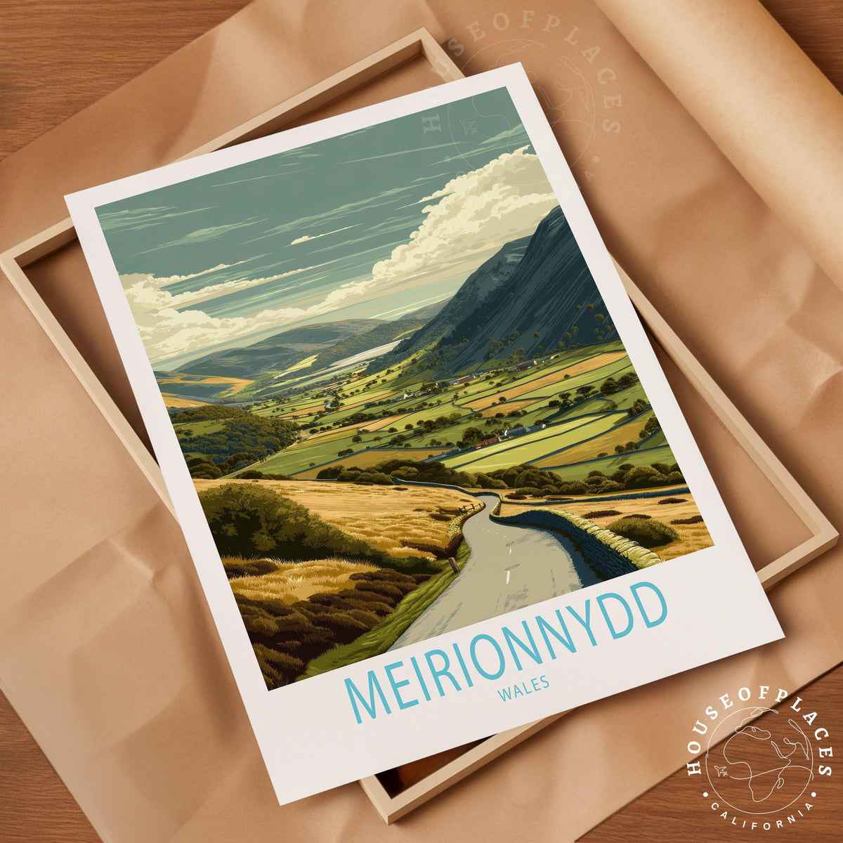 Meirionnydd travel poster – view 4