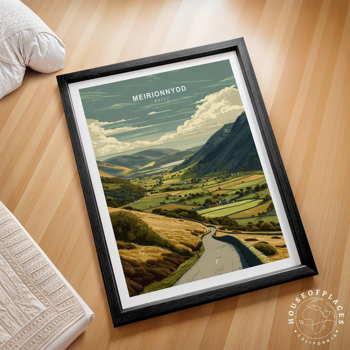 Meirionnydd travel poster – view 2