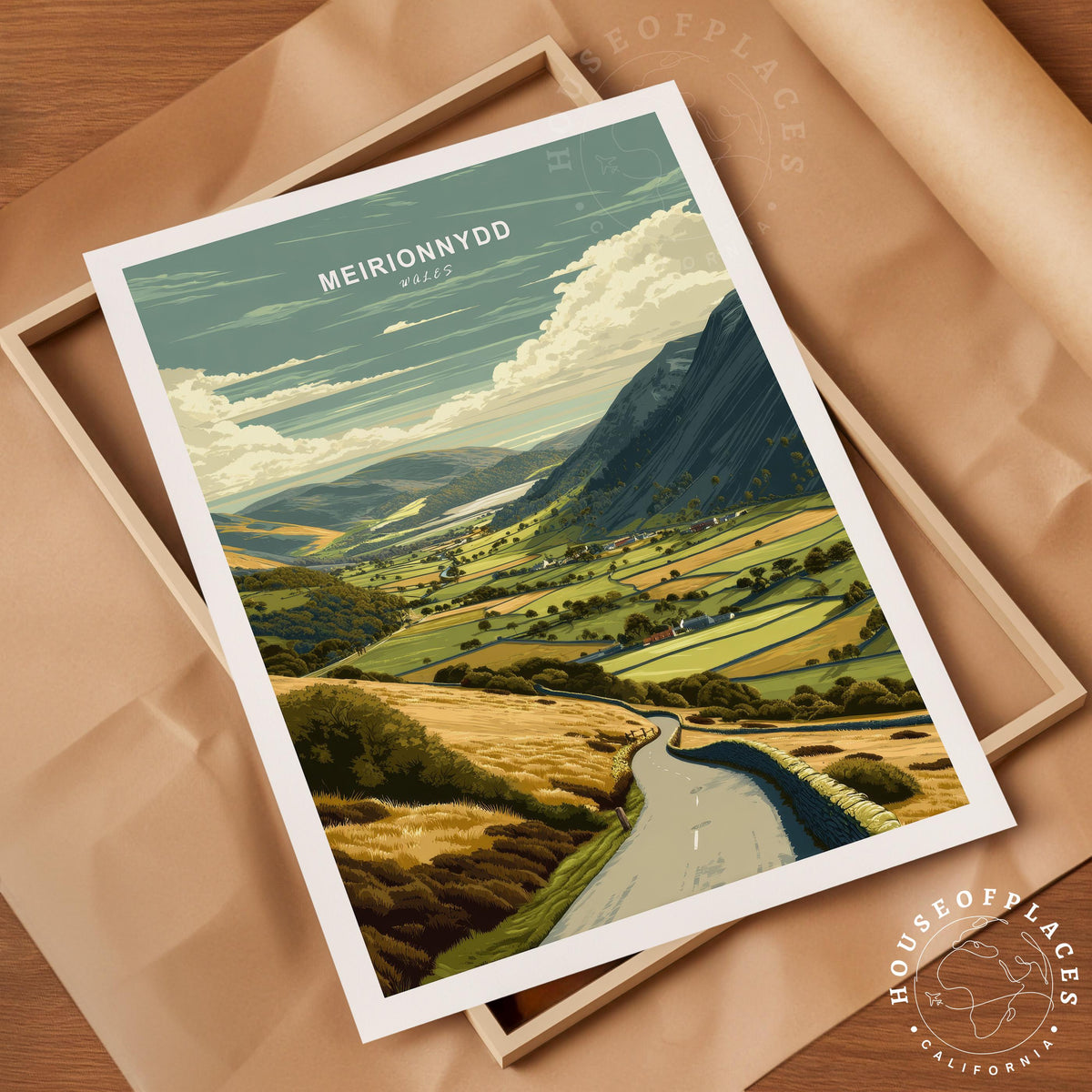 Meirionnydd travel poster – view 4