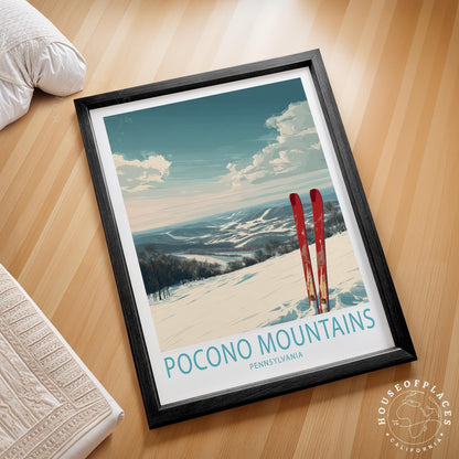 Pocono Mountains travel poster – view 2
