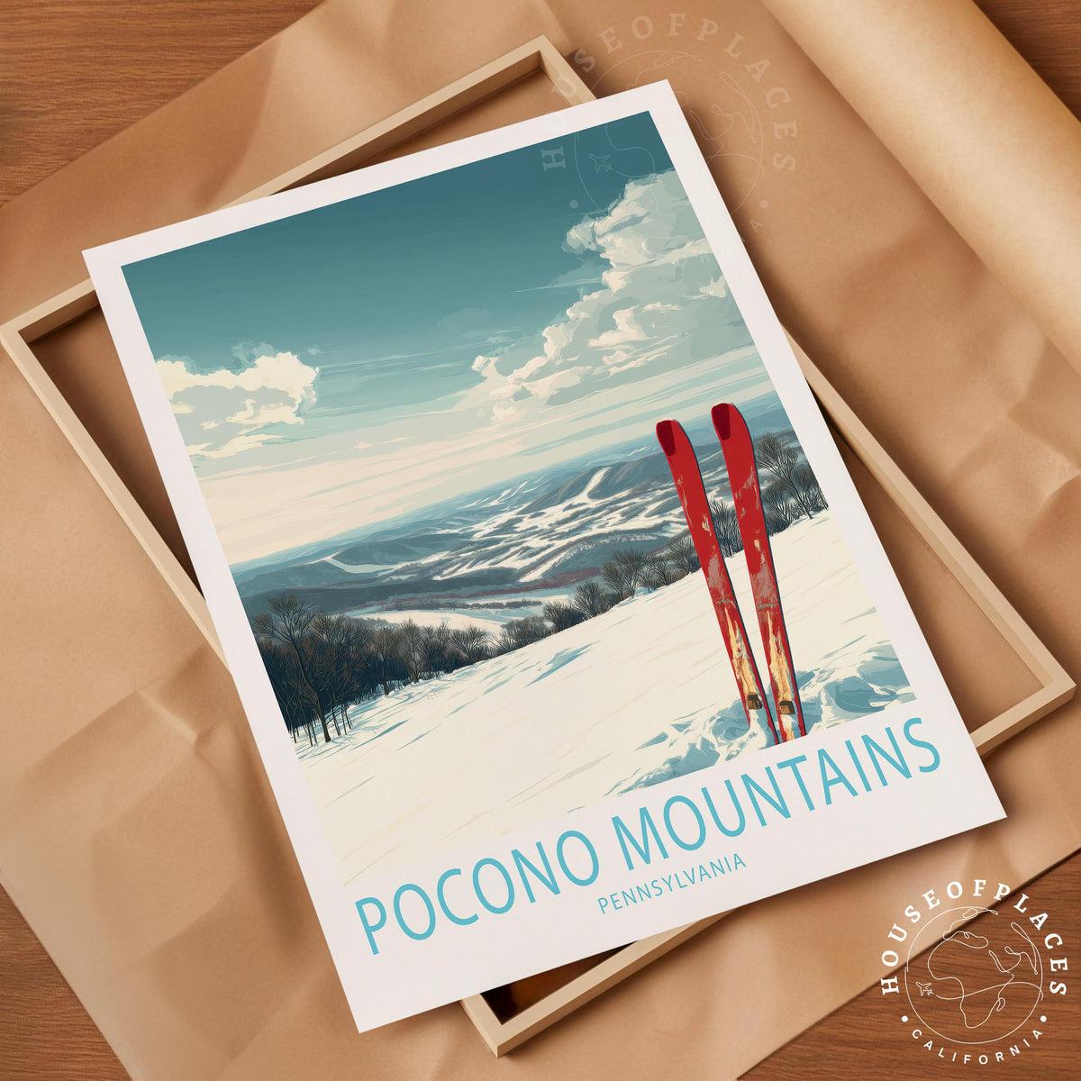 Pocono Mountains travel poster – view 4