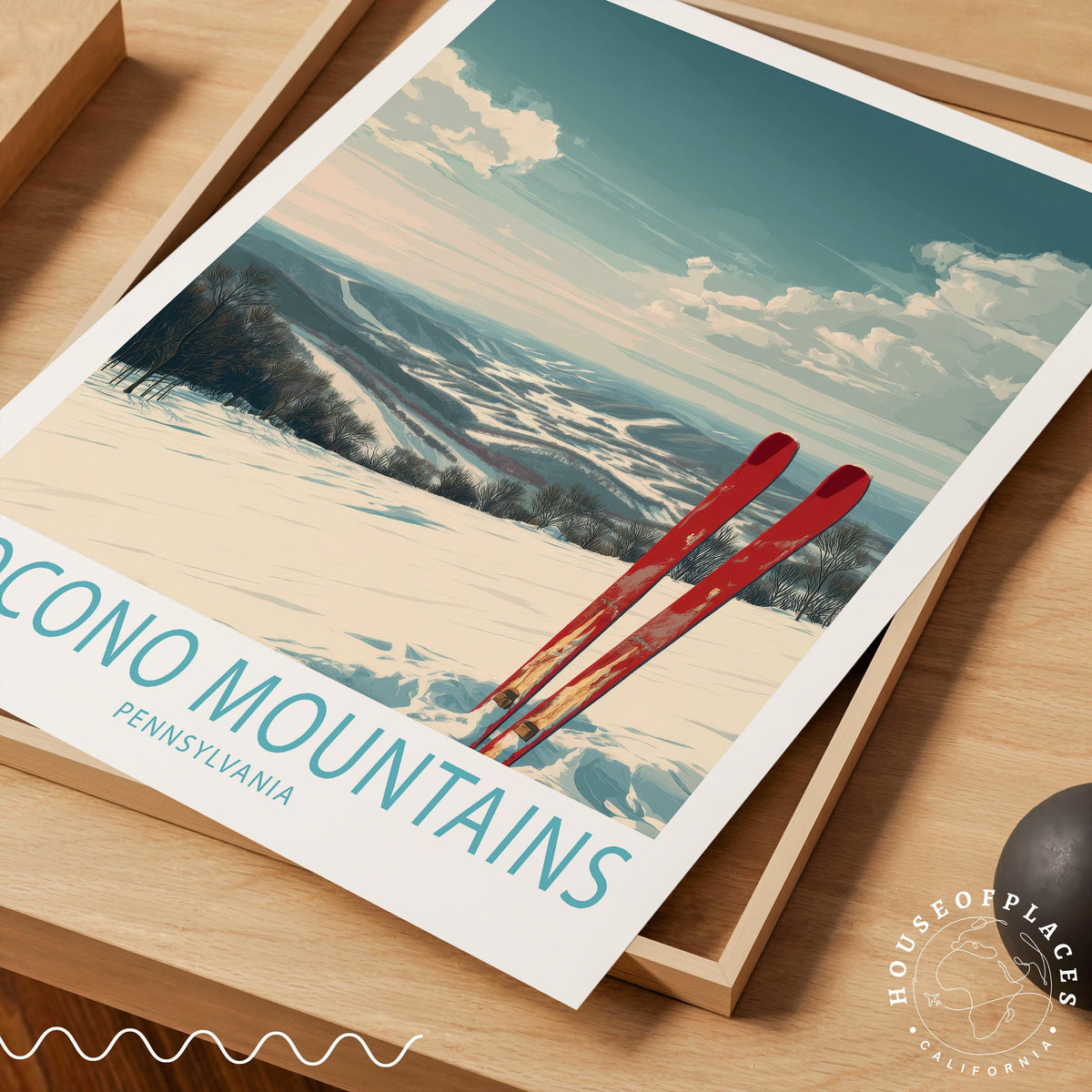 Pocono Mountains travel poster – view 7