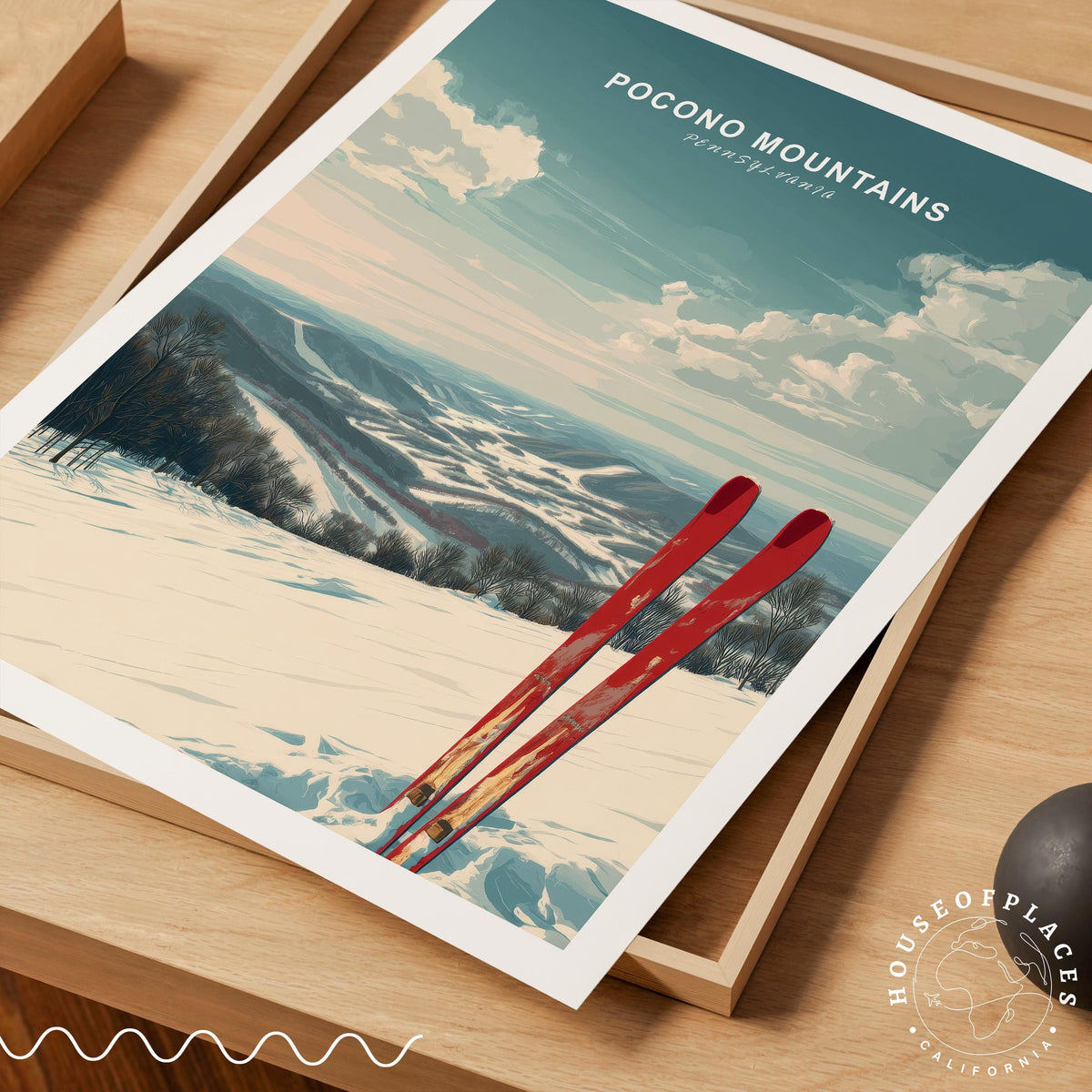 Pocono Mountains travel poster – view 7