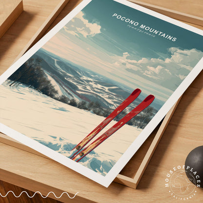 Pocono Mountains travel poster – view 7