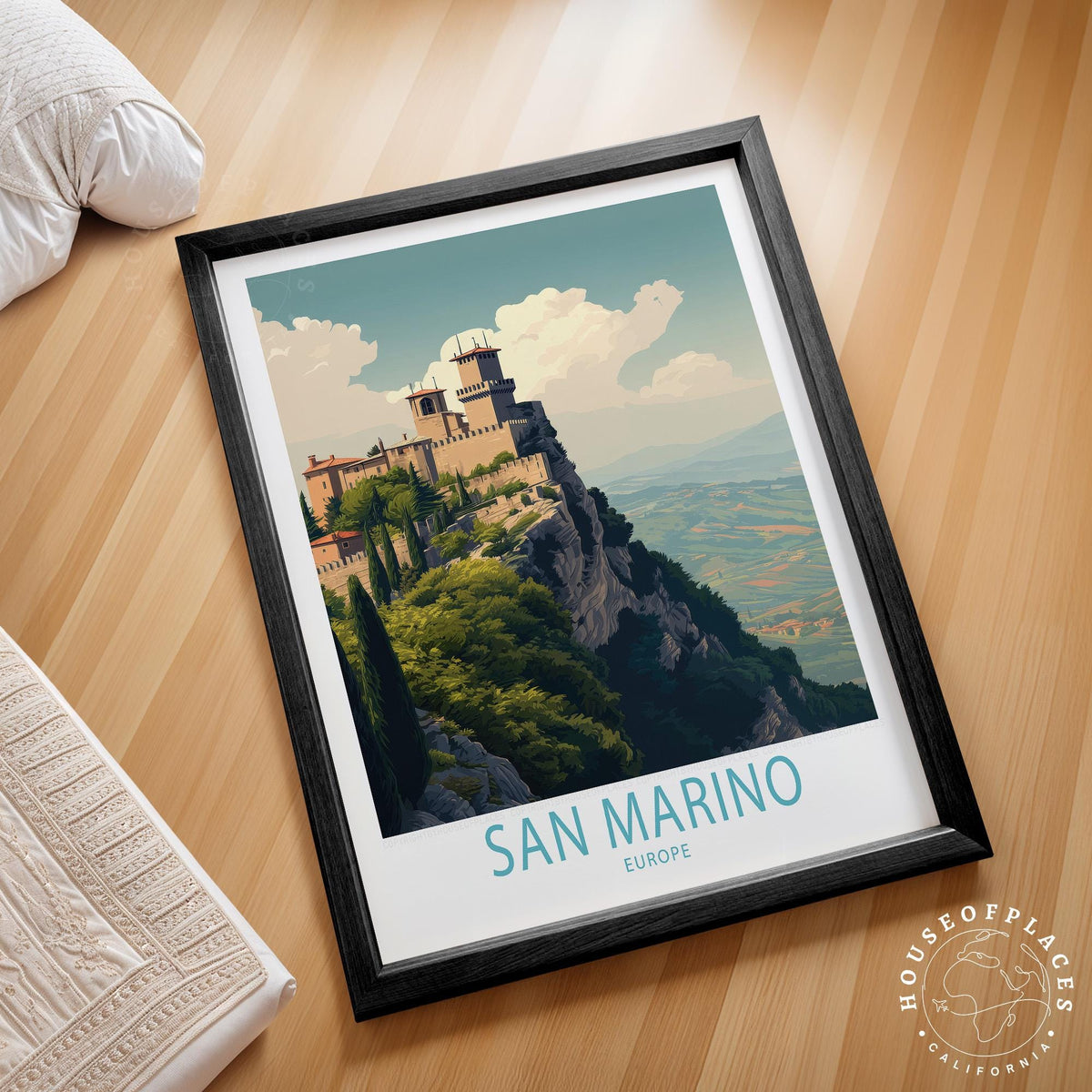 San Marino travel poster – view 2