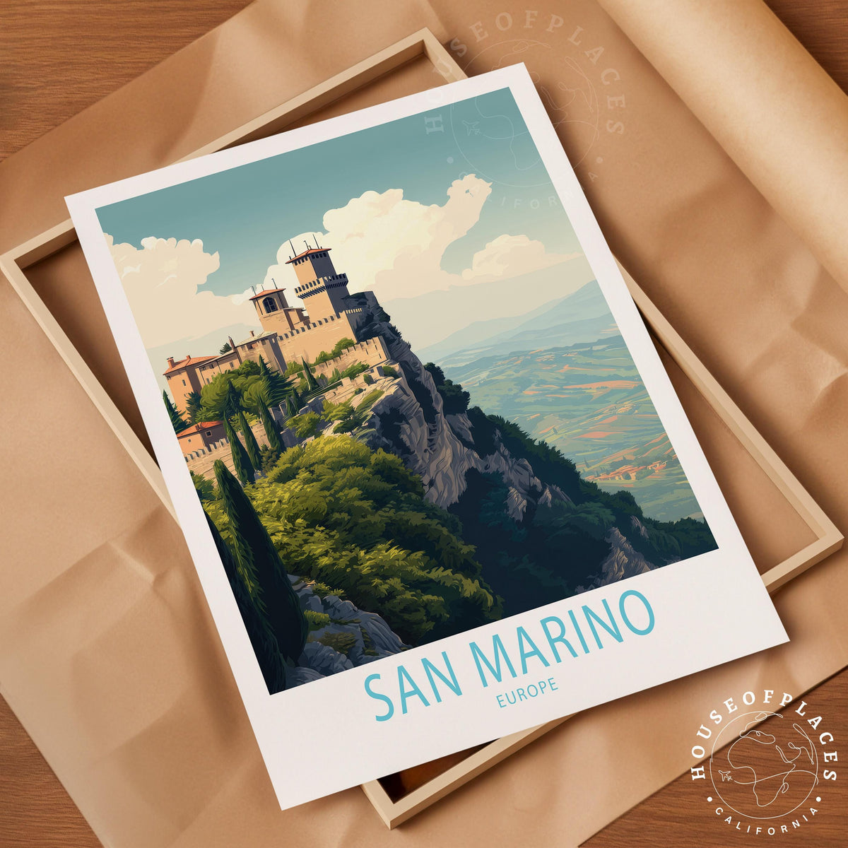 San Marino travel poster – view 4