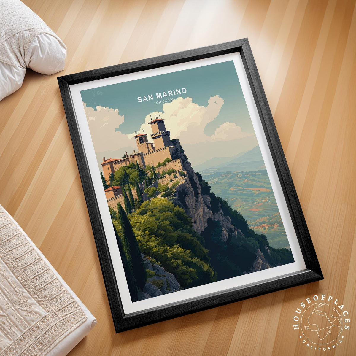 San Marino travel poster – view 2