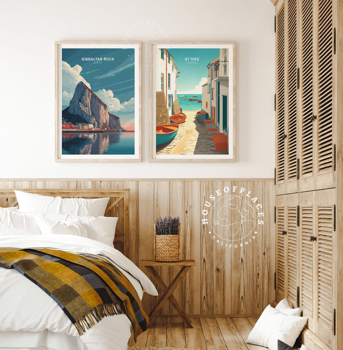Gibraltar Rock Europe travel poster – view 9