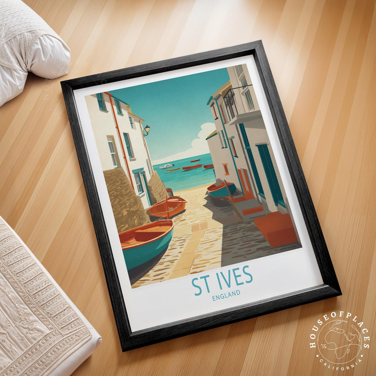 St Ives travel poster – view 2