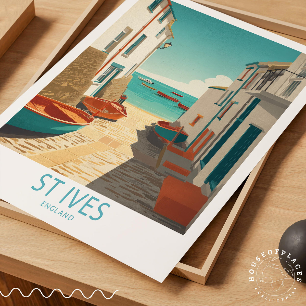 St Ives travel poster – view 7