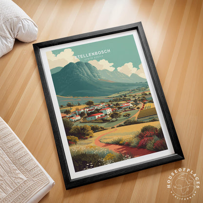 Stellenbosch travel poster – view 2