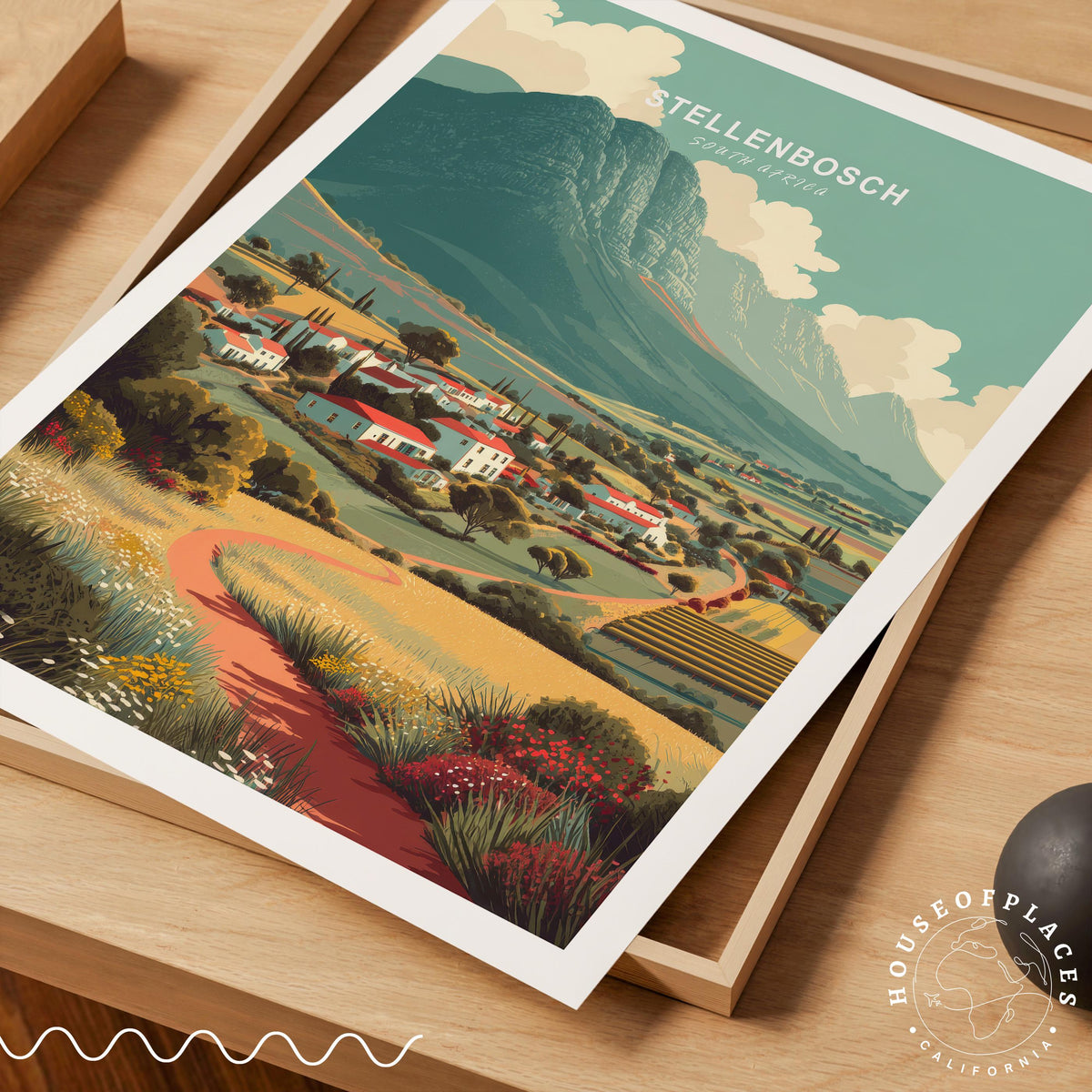 Stellenbosch travel poster – view 7