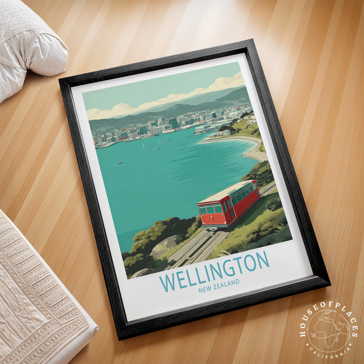 Wellington travel poster – view 2