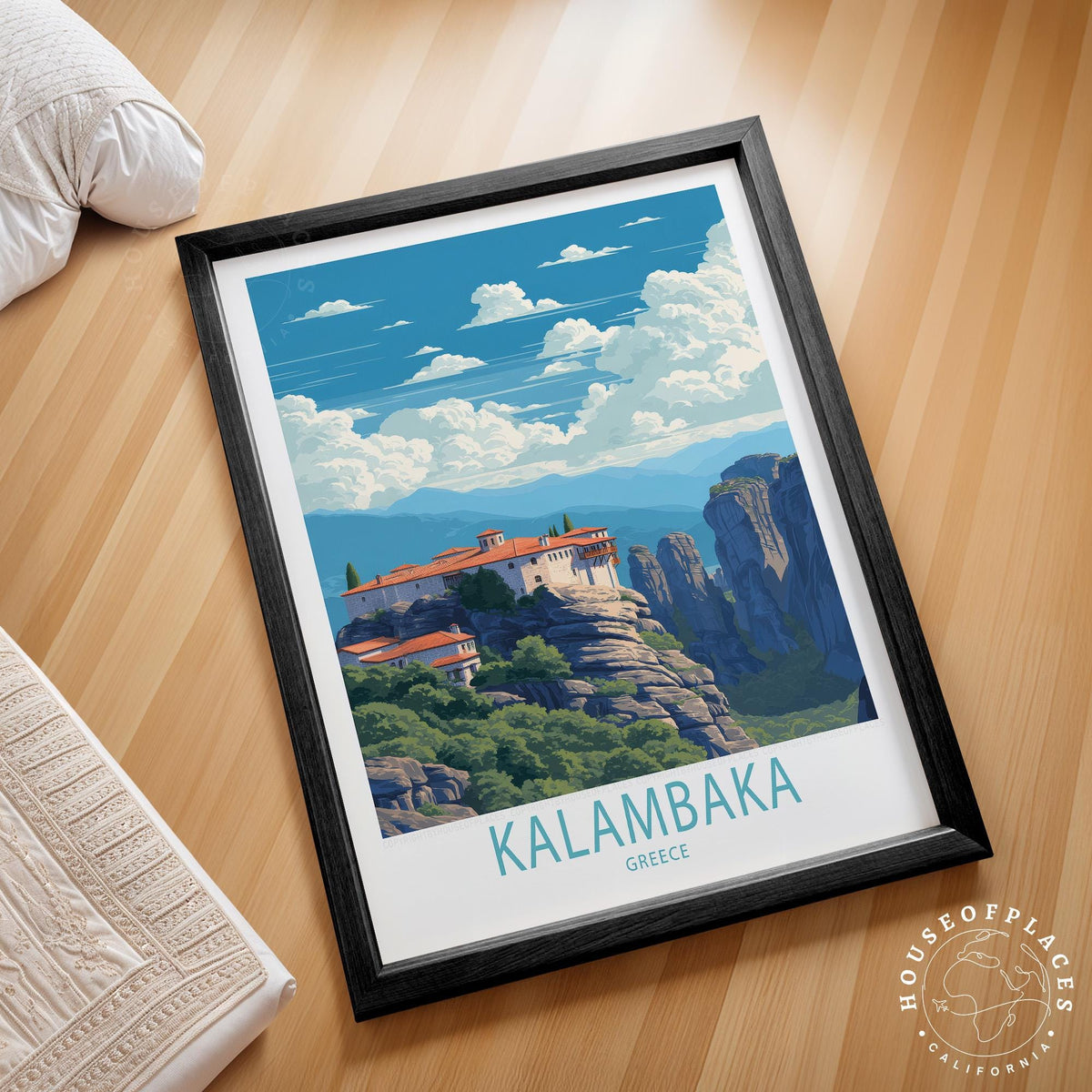 Kalambaka travel poster – view 2