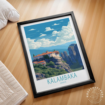 Kalambaka travel poster – view 2