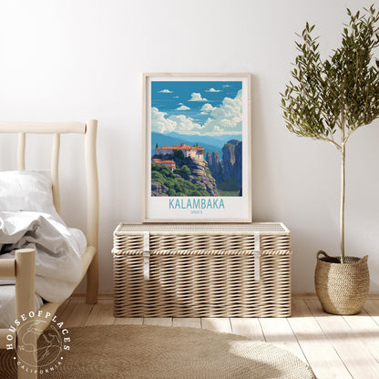 Kalambaka travel poster – view 3