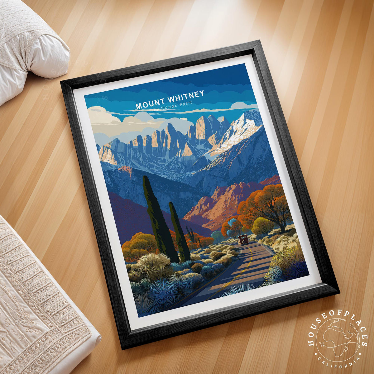 Mount Whitney travel poster – view 2