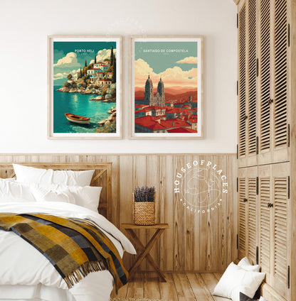 Santiago de Compostela travel poster – view 9